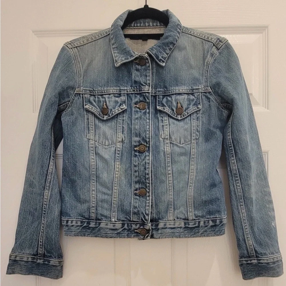 Vintage 90s Marc Jacobs Denim Jean Jacket M - Picture 1 of 10